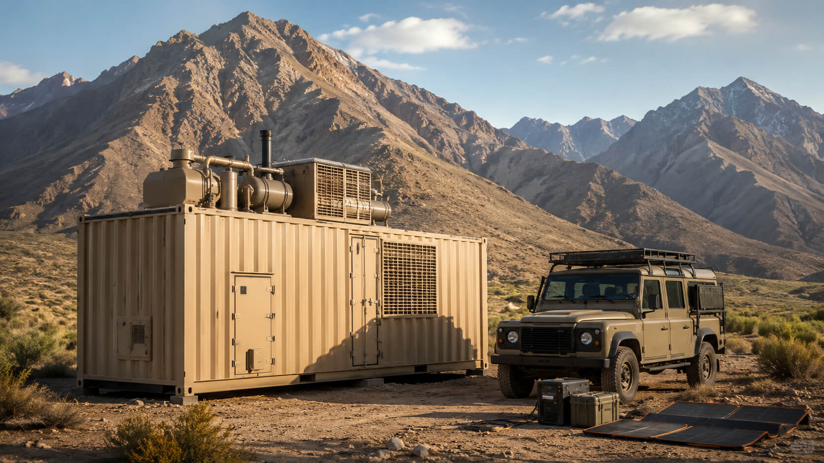 Containerized hydrogen system for remote and tactical operations