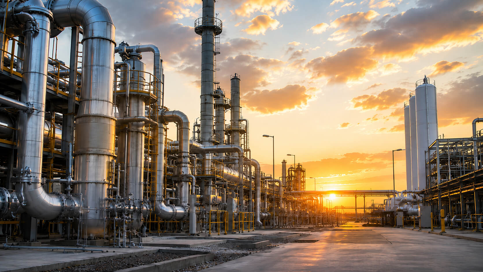 Industrial plant using on-site process hydrogen